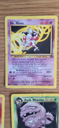 Vintage WOTC Rare 12 x Pokemon Card Bundle Joblot English Very Heavy Played - Image 5
