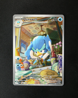 Pokemon Card TCG - Quaxwell 207/193 - Paldea Evolved - Illustration Rare - NM ⭐ - Image 1
