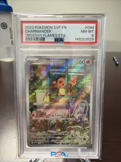 Charmander - 044 Sv: Scarlet & Violet Promo Cards Holo PSA 8 - Image 1