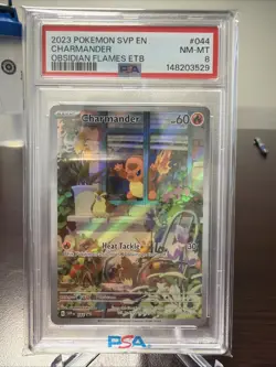 Charmander - 044 Sv: Scarlet & Violet Promo Cards Holo PSA 8 - Image 2