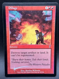 MTG Pillage U Seventh Edition #207 FOIL - Image 1
