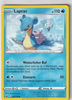 Pokemon Card Spooky Dominion No. 29/198 Lapras German - Image 1