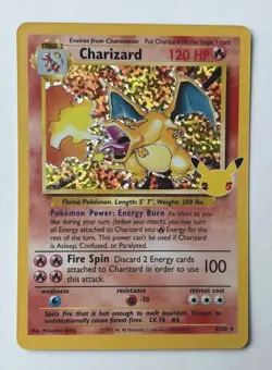 Charizard 4/102 Pokemon Celebrations Classic Collection Holo Rare English NM - Image 1