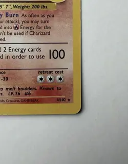 Charizard 4/102 Pokemon Celebrations Classic Collection Holo Rare English NM - Image 4