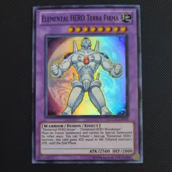 Elemental HERO Terra Firma LCGX-EN075 Legendary Collection 2 Unlimited Ed NM - Image 2