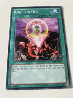 One For One - AMDE-EN040 - Super Rare - 1st Edition - YuGiOh - Image 1