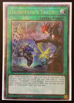 Fiendsmith's Tract Quarter Century Secret Rare *NEVER PLAYED* INFO-EN061 QCR - Image 1