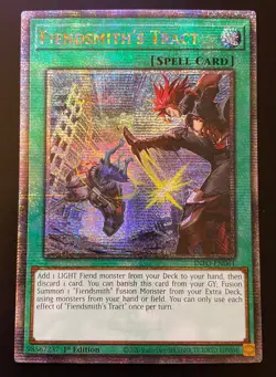 Fiendsmith's Tract Quarter Century Secret Rare *NEVER PLAYED* INFO-EN061 QCR - Image 2