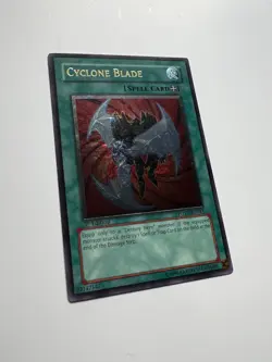 Yu-Gi-Oh Cyclone Blade POTD-EN043 1st Edition Ultimate Rare NM - 0082 - Image 2