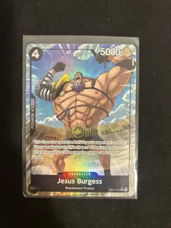 One Piece CCG Jesus Burgess OP09-086 Alt Art Foil Rare 5000 Power Cost 4 - Image 1