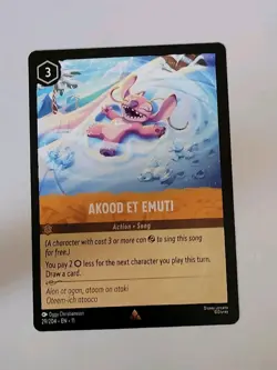 Disney Lorcana - Winterspell: Akood Et Emuti (29/204) - Rare - Near Mint - Image 1
