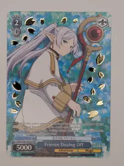 Weiss Schwarz Frieren Dozing Off Foil S108 PE02S PR Shop Tournament Champion NM+ - Image 2