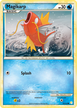 Magikarp 72/123 Common | HeartGold & SoulSilver | Pokemon Card - Image 1