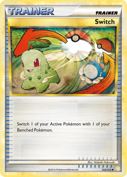 Switch 102/123 Uncommon | HeartGold & SoulSilver | Pokemon Card - Image 1
