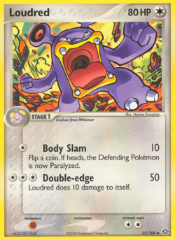 Loudred 35/106 Uncommon | Emerald | Pokemon Card - Image 1