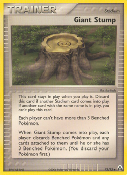 Giant Stump 75/92 Uncommon | Legend Maker | Pokemon Card - Image 1