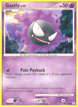 Gastly 82/130 Common | Diamond & Pearl | Pokemon Card - Image 1