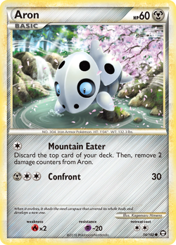 Aron 56/102 Common | HS-Triumphant | Pokemon Card - Image 1