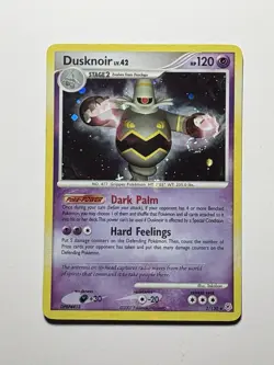 Dusknoir LV.42 2/130 Diamond and Pearl Holo*SWIRL* Pokemon Card NM - Image 2