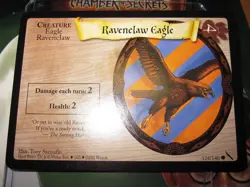 HARRY POTTER TCG GAME CARD CHAMBER OF SECRETS RAVENELAW EAGLE 124/140 COM EN - Image 1