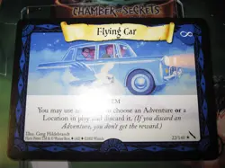 HARRY POTTER TCG CARD CHAMBER OF SECRETS FLYING CAR 22/140 RARE MINT ENGLISH - Image 1