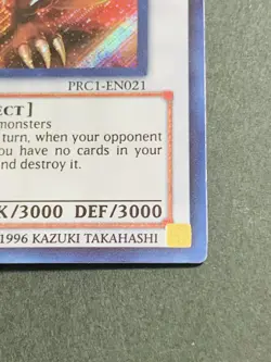 Yu-Gi-Oh TCG Void Ogre Dragon PRC1-EN021 1st Edition Secret Rare Card - Image 5