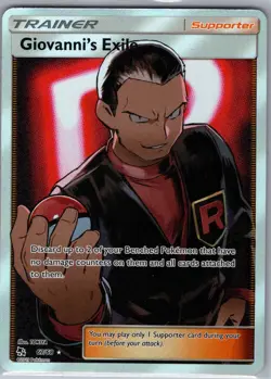 Giovanni's Exile 67/68 Full Art Trainer - Hidden Fates - Pokemon Card - NM - Image 1