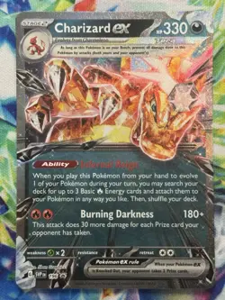 Charizard ex 196 Sv: Scarlet & Violet Promo Cards Holo Mint - Image 1