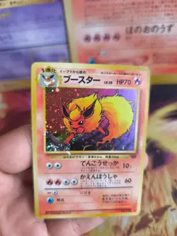 Pokemon Karte Card Flamara Flareon Jungle Dschungel Holo Wotc japanese Good- - Image 2