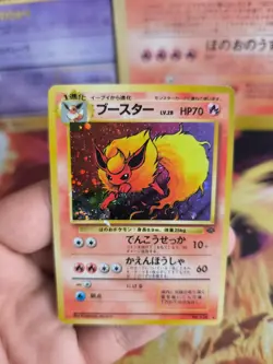 Pokemon Karte Card Flamara Flareon Jungle Dschungel Holo Wotc japanese Good- - Image 4