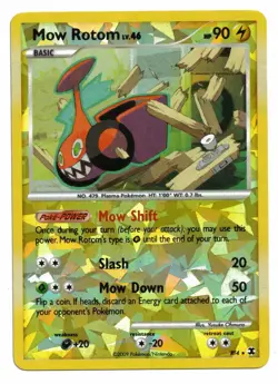 Pokemon Card: Mow Rotom REVERSE HOLO RT4 Platinum Rising Rivals Set Rare! - Image 1