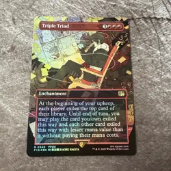 Triple Triad 340 (Borderless) Final Fantasy Foil NM - Image 1