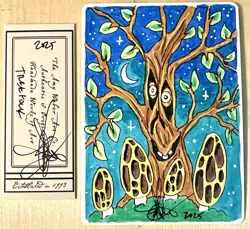 MTG ARTIST PROOF MTG Argothian Treefolk AP Sketch Art Amy WEBER - Image 1
