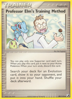 Professor Elm's Training Method 89/115 Uncommon | Unseen Forces | Pokemon Card - Image 1