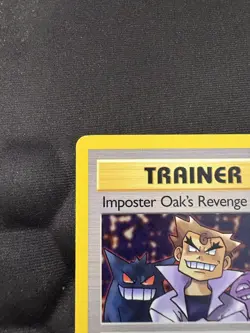 Pokemon TCG Imposter Oak's Revenge 1st Edition Team Rocket 76/82 LP Vintage Rare - Image 4