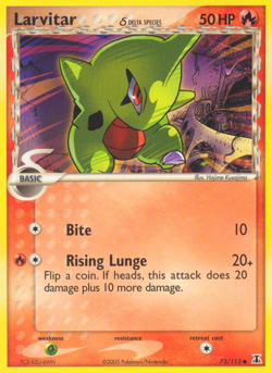 Larvitar δ 73/113 Common | Delta Species | Pokemon Card - Image 1