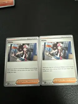 Pokemon TCG: Hilda Regular Uncommon 084/086 EN-White Flare NM 2X - Image 1