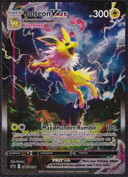 Pokemon Jolteon VMAX SWSH189 Alt Art Black Star Promo - Image 1
