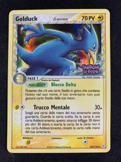 Pokemon - Golduck Stamped 43/110 - Ex Fantasmi di Holon Reverse ITA Delta - Image 1