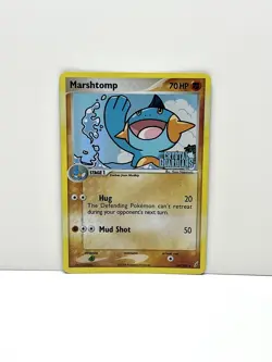Pokemon TCG Marshtomp 38/100 Crystal Guardians Reverse Holo NM- - Image 1