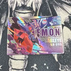 Pokemon Mengka Sableye BR-005 Holo Finish BR Set Pokemon Card Type Pokemon - Image 1