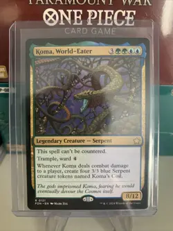 Koma, World-Eater MTG 121 NM Foundations - Image 1