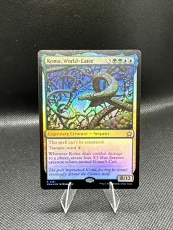 Koma, World-Eater (Foil) - Foundations FDN - Rare - MTG Magic - Image 1