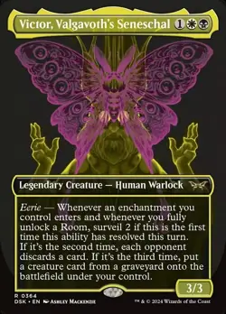 Victor Valgaroth's Seneschal - Showcase - Duskmourn - Near Mint - Image 1