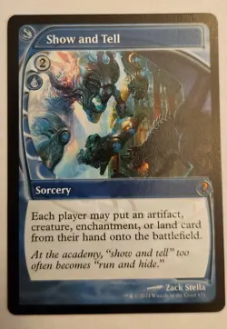 Show and Tell (Future Sight) Mystery Booster 2 Regular NM+ - Image 1