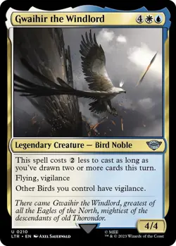 MTG Gwaihir the Windlord Lord of the Rings Uncommon Legendary Creature NM - Image 2