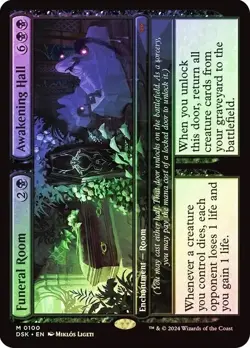 FOIL Funeral Room/ Awakening Hall - Duskmourn - NM - MtG - Image 1