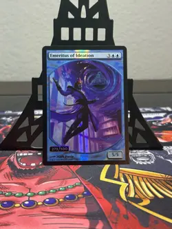 MTG: Emeritus of Ideation Retro Frame Double RB Foil Serial Numbered 273/500 - Image 1