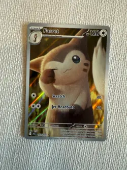 Furret 168/159 - Pokemon S&V: Journey Together (ENG) - Illustration Rare - NM - Image 1