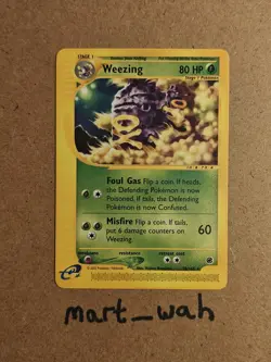 Weezing 70/165 Rare 2002 Pokemon Expedition - Image 1